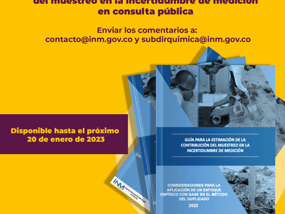 Guía para la estimación de la contribución del muestreo en la incertidumbre de medición en consulta pública