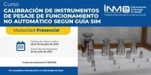 PESAJE DE FUNCIONAMIENTO NO AUTOMÁTICO SEGÚN GUÍA SIM