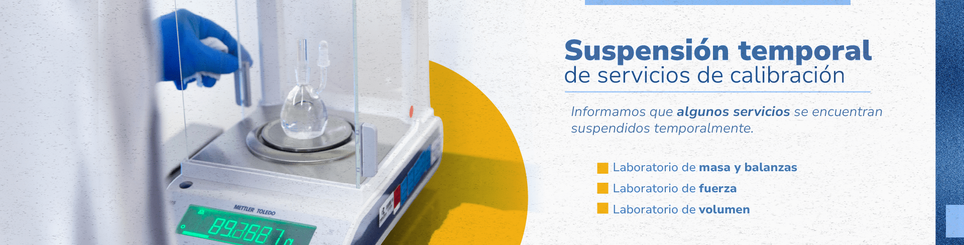 suspensión temporal de servicios